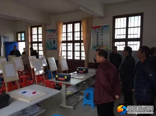 新宁八中乡村学校少年宫接受县年度考核评估
