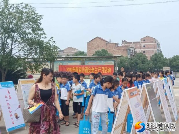 新邵陈家坊镇开展安全生产宣传教育进校园活动