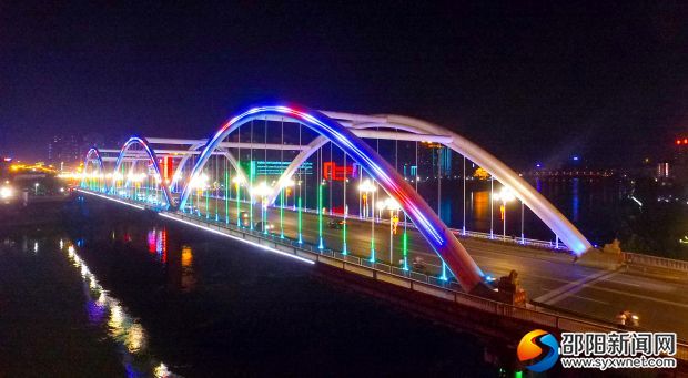 西湖桥夜景