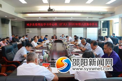 城步县委理论学习中心组举行2020年第八次（扩大）集中学习_邵商网