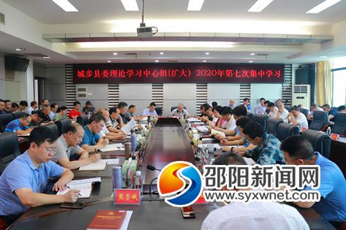 城步县委理论学习中心组举行2020年第七次（扩大）集中学习_邵商网