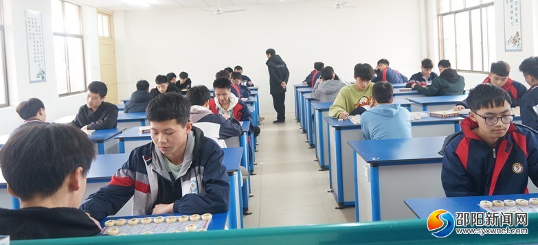 隆回九中举行2021年象棋比赛