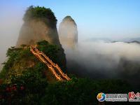 邵陽(yáng)崀山再現(xiàn)最美云海奇觀