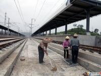 滬昆高鐵邵陽北站建設(shè)現(xiàn)場