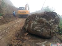 隆回大水田鄉(xiāng)泥石流災害阻斷路段恢復通車