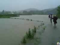 隆回橫板橋鎮(zhèn)遭暴雨襲擊 街道田間部分被淹