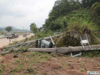 綏寧遭受特大暴雨襲擊 電力受災嚴重