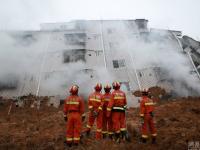 深圳一工業(yè)園山體滑坡 多棟建筑被吞沒