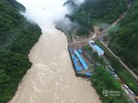 獨家航拍福建山體滑坡全景現(xiàn)場