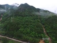 獨家航拍福建山體滑坡全景現(xiàn)場