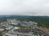 獨家航拍福建山體滑坡全景現(xiàn)場