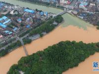 強(qiáng)降雨襲擊湖南 河流超警戒水位