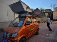 沈陽(yáng)七旬老人將電動(dòng)汽車改裝成“太陽(yáng)能車”