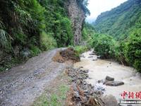 重慶遭暴雨襲擊 肥豬被沖跑淹死