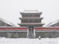 沈陽(yáng)故宮迎大雪 銀裝素裹美不勝收