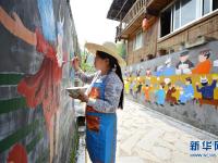 廣西龍勝：“描繪”鄉(xiāng)村 扮美家園