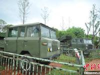 航拍南昌軍事主題公園 各式軍機(jī)整齊陳列