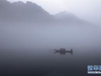  霧“染”水墨畫