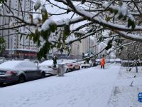 甘肅多地降雪