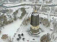 沈陽：“小雪”迎降雪
