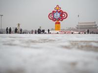 京城大寒時節(jié)雪花飄
