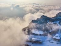 陜西漢中：龍頭山雪中仙境
