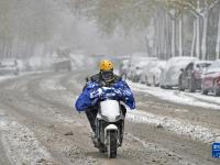 沈陽迎來大范圍降雪
