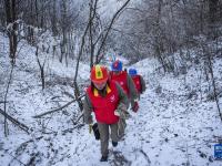 湖北神農架：迎冰雪 保供電
