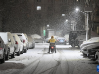 北京迎來(lái)降雪
