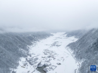 美麗中國(guó)丨重慶巫溪：雪漫群山
