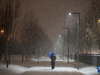 北京迎來(lái)降雪
