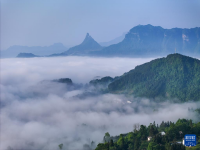 飛閱中國(guó)｜重慶金佛山：云繞山巒