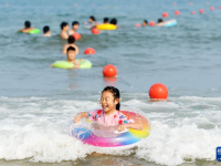 山東青島：樂在海水浴場
