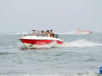 山東青島：樂在海水浴場
