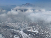 雪后賀蘭山
