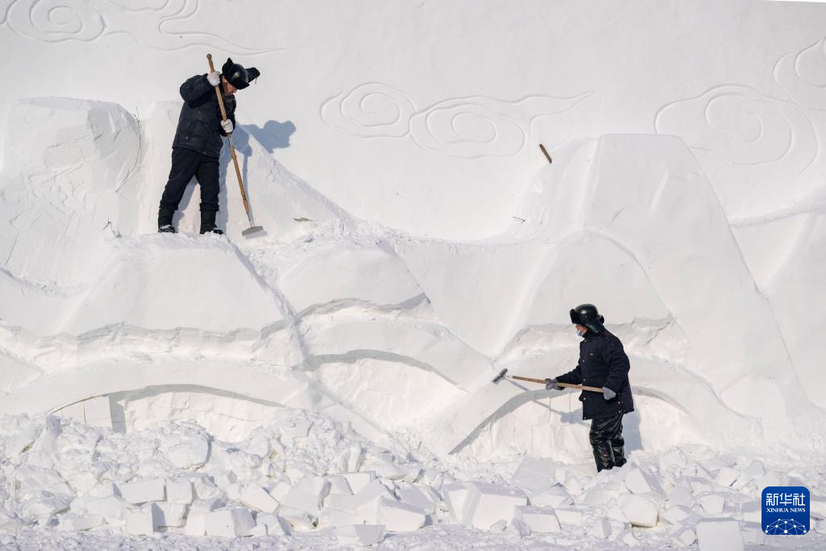 哈爾濱太陽島雪博會雪建工作持續(xù)推進
