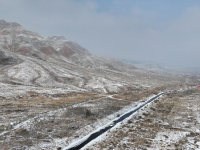 雪后賀蘭山
