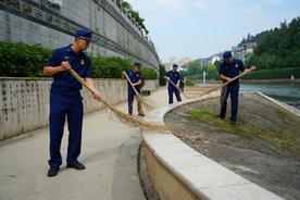 綏寧縣消防大隊積極參與 “河小青” 凈灘巡河志愿活動