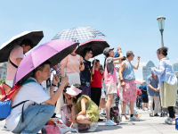 上海：告別黃梅迎高溫
