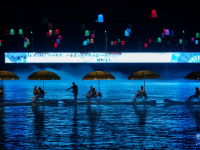 湖北宣恩：一河夜色起 精彩夏日游
